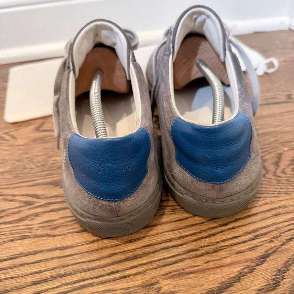 Oliver Cabell low 1 suede gray/blue sneaker - Picture 4 of 6